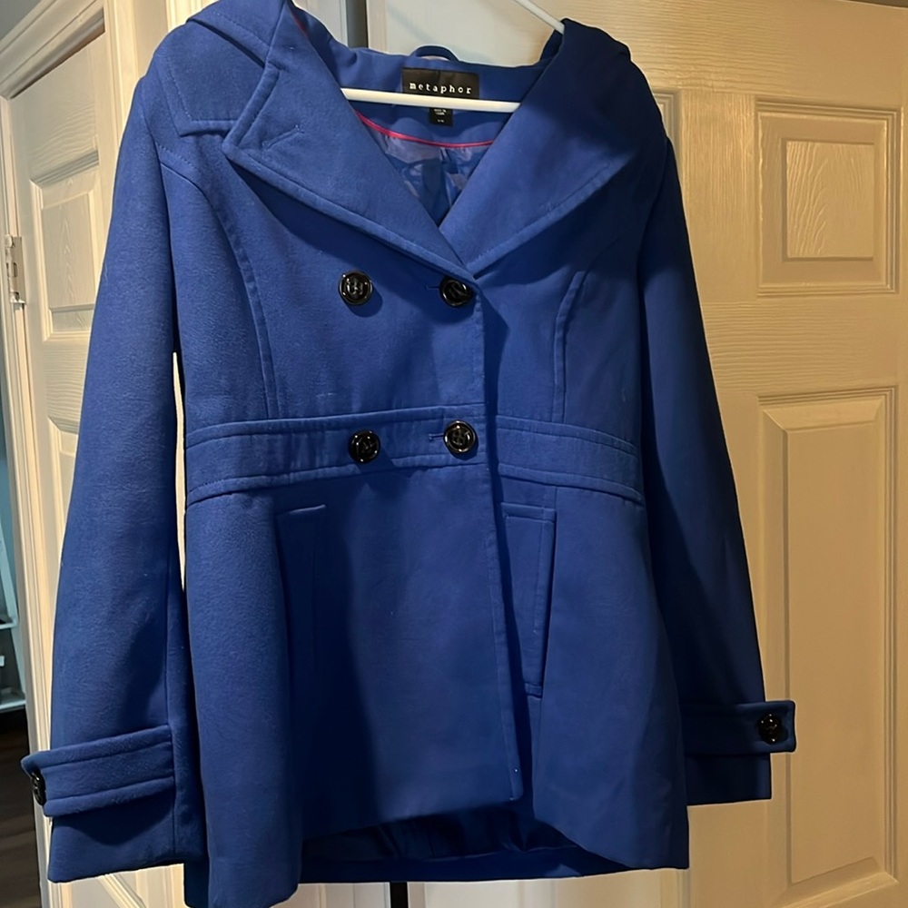 Blue peacoat
